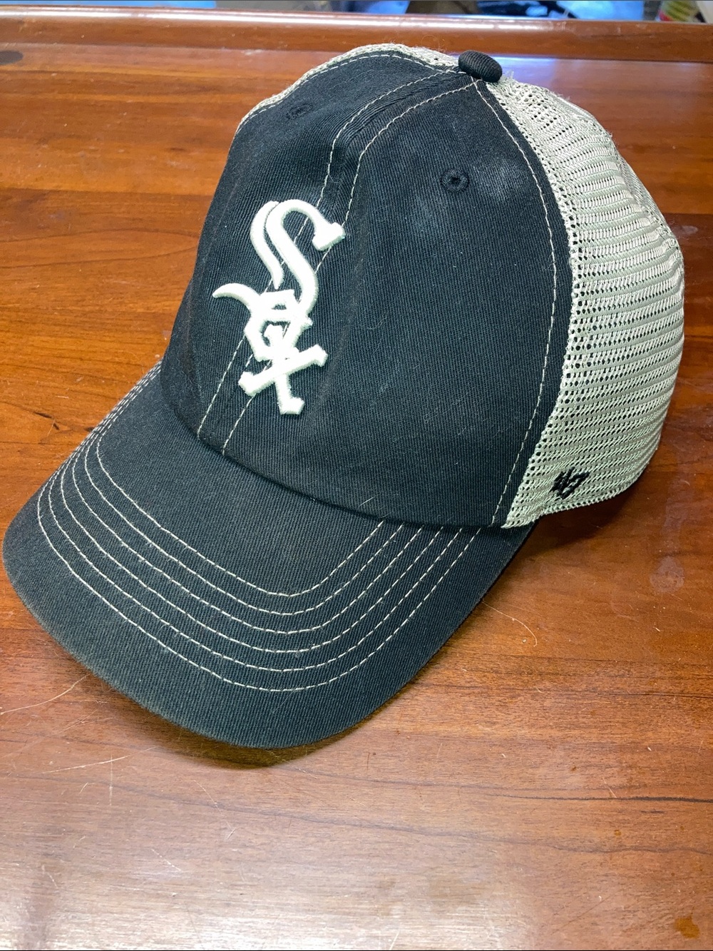 Chicago White Sox Trucker Style SnapBack Hat By ‘47 Brand